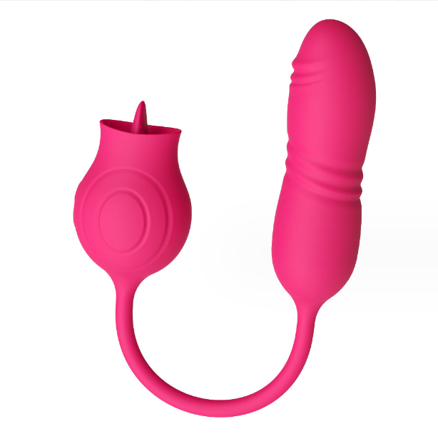 Tongue Licking Thrusting Vibrator